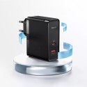 Baseus Baseus GaN5 Pro szybka uniwersalna ładowarka sieciowa GaN USB Typ C / USB 100W PD3.0, QC4.0+, AFC biały (CCGP090202)