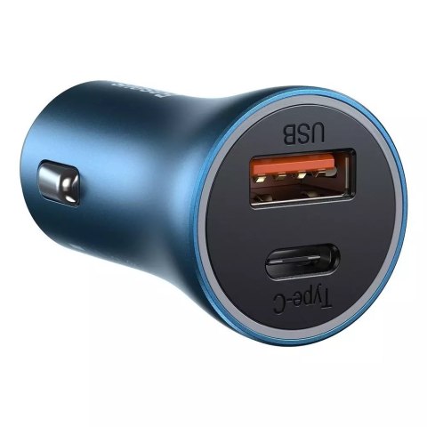 Baseus Baseus Golden Contactor Pro szybka ładowarka samochodowa USB Typ C / USB 40 W Power Delivery 3.0 Quick Charge 4+ SCP FCP AFC + k Baseus Baseus Golden Contactor Pro szybka ładowarka samochodowa USB Typ C / USB 40 W Power Delivery 3.0 Quick Charge 4+ SCP FCP AFC + k