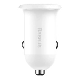 Baseus Baseus Grain Pro ładowarka samochodowa 2x USB 4,8 A biały (CCALLP-02)