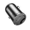 Baseus Baseus Tiny Star PPS mini inteligentna ładowarka samochodowa USB Typ C 30W Quick Charge 3.0 PD 3.0 szary (VCHX-B0G)
