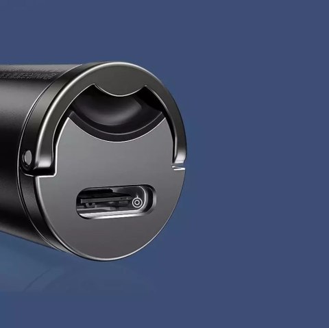 Baseus Baseus Tiny Star PPS mini inteligentna ładowarka samochodowa USB Typ C 30W Quick Charge 3.0 PD 3.0 szary (VCHX-B0G) Baseus Baseus Tiny Star PPS mini inteligentna ładowarka samochodowa USB Typ C 30W Quick Charge 3.0 PD 3.0 szary (VCHX-B0G)