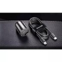 Baseus Baseus Tiny Star PPS mini inteligentna ładowarka samochodowa USB Typ C 30W Quick Charge 3.0 PD 3.0 szary (VCHX-B0G)