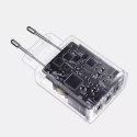 Baseus Ładowarka sieciowa Baseus Compact 3x USB Type A 17W Czarna