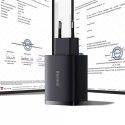 Baseus Ładowarka sieciowa Baseus Compact 3x USB Type A 17W Czarna