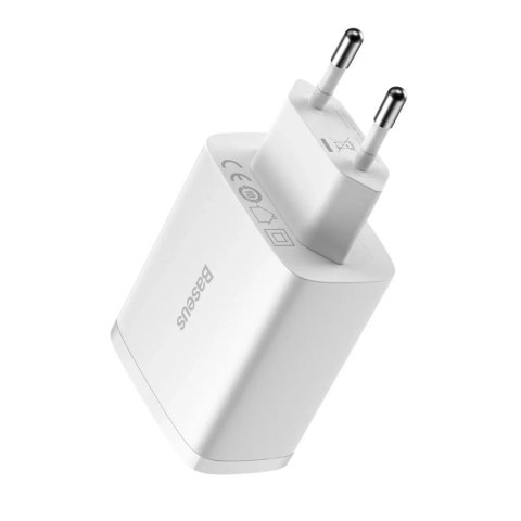 Baseus Ładowarka sieciowa Baseus Compact Quick Charger 3x USB 17W do telefonu tabletu słuchawek Biała Baseus Ładowarka sieciowa Baseus Compact Quick Charger 3x USB 17W do telefonu tabletu słuchawek Biała