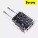 Baseus Ładowarka sieciowa Baseus Compact Quick Charger 3x USB 17W do telefonu tabletu słuchawek Biała