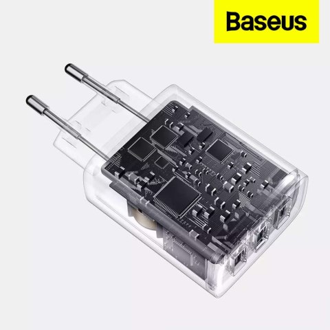Baseus Ładowarka sieciowa Baseus Compact Quick Charger 3x USB 17W do telefonu tabletu słuchawek Biała Baseus Ładowarka sieciowa Baseus Compact Quick Charger 3x USB 17W do telefonu tabletu słuchawek Biała