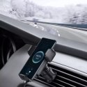 Baseus Uchwyt samochodowy Baseus Wisdom Holder do auta na telefon z ładowarką indukcyjną QI na kratkę Czarny
