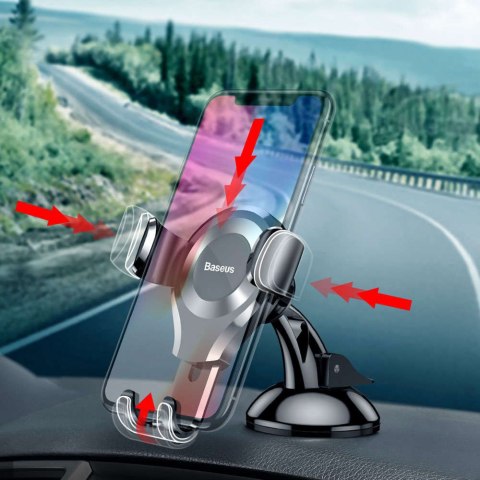 Baseus Uchwyt samochodowy Holder grawitacyjny Baseus Osculum do telefonu na deskę kokpit Baseus Uchwyt samochodowy Holder grawitacyjny Baseus Osculum do telefonu na deskę kokpit