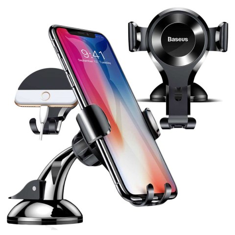 Baseus Uchwyt samochodowy Holder grawitacyjny Baseus Osculum do telefonu na deskę kokpit Baseus Uchwyt samochodowy Holder grawitacyjny Baseus Osculum do telefonu na deskę kokpit