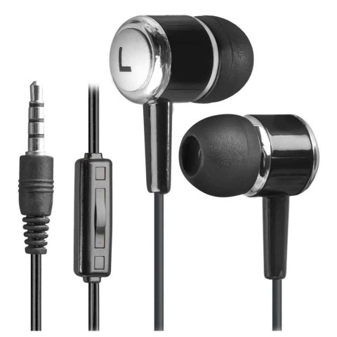 Defender Słuchawki przewodowe dokanałowe z mikrofonem Defender PULSE 427 mini Jack 3.5mm czarne Defender Słuchawki przewodowe dokanałowe z mikrofonem Defender PULSE 427 mini Jack 3.5mm czarne