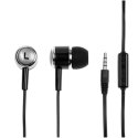 Defender Słuchawki przewodowe dokanałowe z mikrofonem Defender PULSE 427 mini Jack 3.5mm czarne