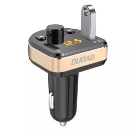 Dudao Dudao Transmiter FM Bluetooth ładowarka samochodowa MP3 3.1 A 2x USB czarny (R2Pro black)