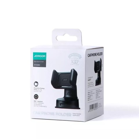 Joyroom Joyroom mechaniczny uchwyt samochodowy na kokpit deskę rozdzielczą czarny (JR-ZS284) Joyroom Joyroom mechaniczny uchwyt samochodowy na kokpit deskę rozdzielczą czarny (JR-ZS284)