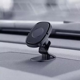 Joyroom Samoprzylepny przyklejany magnetyczny uchwyt samochodowy do telefonu na deskę rozdzielczą czarny