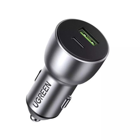 UGreen Ugreen ładowarka samochodowa USB / USB Typ C Quick Charge 3.0 Power Delivery 36 W 3 A szary (CD213 60980) UGreen Ugreen ładowarka samochodowa USB / USB Typ C Quick Charge 3.0 Power Delivery 36 W 3 A szary (CD213 60980)