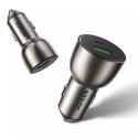 UGreen Ugreen ładowarka samochodowa USB / USB Typ C Quick Charge 3.0 Power Delivery 36 W 3 A szary (CD213 60980)