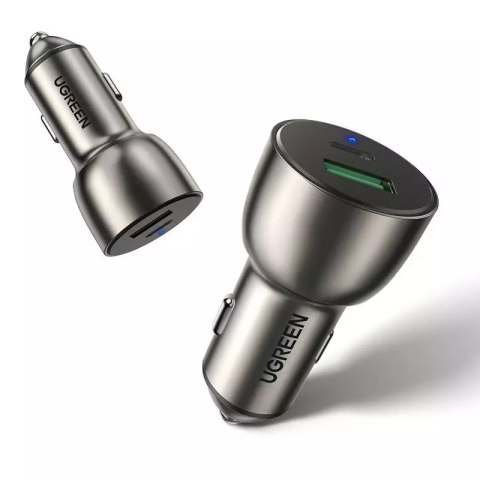 UGreen Ugreen ładowarka samochodowa USB / USB Typ C Quick Charge 3.0 Power Delivery 36 W 3 A szary (CD213 60980) UGreen Ugreen ładowarka samochodowa USB / USB Typ C Quick Charge 3.0 Power Delivery 36 W 3 A szary (CD213 60980)