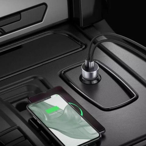 UGreen Ugreen ładowarka samochodowa USB / USB Typ C Quick Charge 3.0 Power Delivery 36 W 3 A szary (CD213 60980) UGreen Ugreen ładowarka samochodowa USB / USB Typ C Quick Charge 3.0 Power Delivery 36 W 3 A szary (CD213 60980)