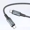 Acefast Acefast 2w1 ładowarka sieciowa GaN 65W USB Typ C / USB, adapter przejściówka HDMI 4K@60Hz (zestaw z kablem) biały (A17 white)