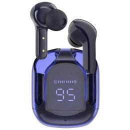 Acefast Acefast dokanałowe słuchawki bezprzewodowe TWS Bluetooth niebieski (T6 sapphire blue)
