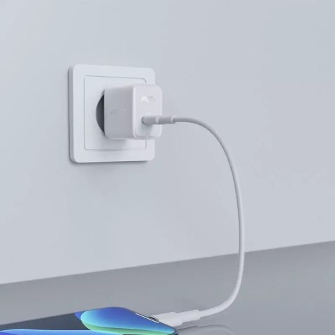 Acefast Acefast szybka ładowarka sieciowa USB Typ C 20W Power Delivery biały (A1 EU white) Acefast Acefast szybka ładowarka sieciowa USB Typ C 20W Power Delivery biały (A1 EU white)