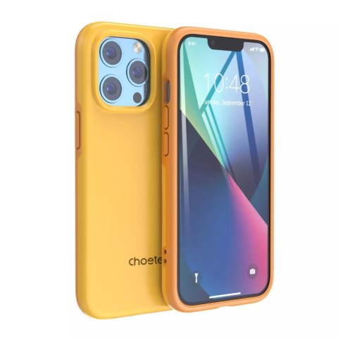 Choetech Choetech etui pokrowiec iPhone 13 Pro Max pomarańczowy (PC0114-MFM-YE) Choetech Choetech etui pokrowiec iPhone 13 Pro Max pomarańczowy (PC0114-MFM-YE)