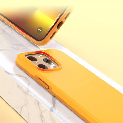 Choetech Choetech etui pokrowiec iPhone 13 Pro Max pomarańczowy (PC0114-MFM-YE) Choetech Choetech etui pokrowiec iPhone 13 Pro Max pomarańczowy (PC0114-MFM-YE)