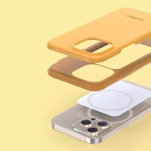 Choetech Choetech etui pokrowiec iPhone 13 Pro Max pomarańczowy (PC0114-MFM-YE) Choetech Choetech etui pokrowiec iPhone 13 Pro Max pomarańczowy (PC0114-MFM-YE)
