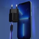 Choetech Choetech ładowarka sieciowa GaN USB Typ C PD 30W czarny (PD5007)