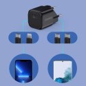 Choetech Choetech ładowarka sieciowa GaN USB Typ C PD 30W czarny (PD5007)