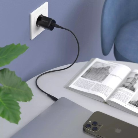 Choetech Choetech ładowarka sieciowa GaN USB Typ C PD 30W czarny (PD5007) Choetech Choetech ładowarka sieciowa GaN USB Typ C PD 30W czarny (PD5007)