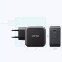 Choetech Choetech szybka ładowarka sieciowa GaN USB Typ C 61W 3A Power Delivery czarny (Q6006)