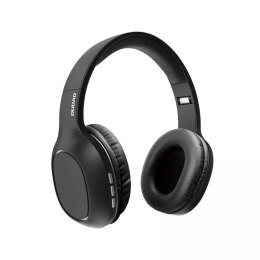Dudao Dudao wielofunkcyjne bezprzewodowe nauszne słuchawki Bluetooth 5.0 czytnik kart micro SD radio FM czarny (X22Pro black)