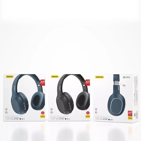 Dudao Dudao wielofunkcyjne bezprzewodowe nauszne słuchawki Bluetooth 5.0 czytnik kart micro SD radio FM czarny (X22Pro black) Dudao Dudao wielofunkcyjne bezprzewodowe nauszne słuchawki Bluetooth 5.0 czytnik kart micro SD radio FM czarny (X22Pro black)