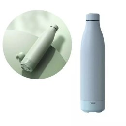 Remax Remax bezprzewodowy głośnik bluetooth 5.0 z termosem kubkiem termicznym 500ml niebieski (RB-M5)