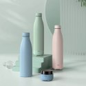 Remax Remax bezprzewodowy głośnik bluetooth 5.0 z termosem kubkiem termicznym 500ml niebieski (RB-M5)