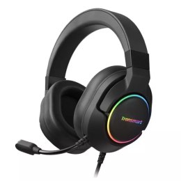 Tronsmart Tronsmart Sparkle RGB przewodowe wokółuszne słuchawki USB z mikrofonem i pilotem dla graczy czarny (467600)