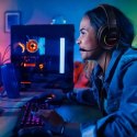 Tronsmart Tronsmart Sparkle RGB przewodowe wokółuszne słuchawki USB z mikrofonem i pilotem dla graczy czarny (467600)