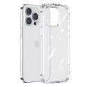 UGreen Joyroom Defender Series etui pokrowiec do iPhone 14 Plus pancerna obudowa z haczykami podstawką przezroczysty (JR-14H3)