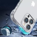 UGreen Joyroom Defender Series etui pokrowiec do iPhone 14 Plus pancerna obudowa z haczykami podstawką przezroczysty (JR-14H3)