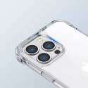 UGreen Joyroom Defender Series etui pokrowiec do iPhone 14 Plus pancerna obudowa z haczykami podstawką przezroczysty (JR-14H3)