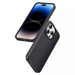 UGreen Ugreen LP627 Silky Silicone Protective Case gumowe elastyczne silikonowe etui na telefon do iPhone 14 Pro czarny (90921)