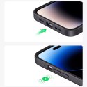 UGreen Ugreen LP627 Silky Silicone Protective Case gumowe elastyczne silikonowe etui na telefon do iPhone 14 Pro czarny (90921)
