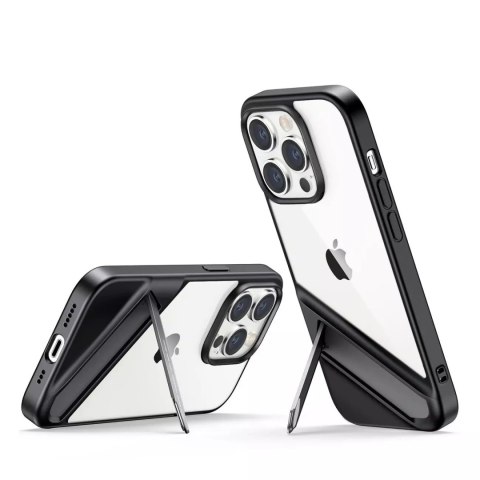 UGreen Ugreen LP635 Kickstand Protective Case sztywne etui z żelową ramką i wbudowaną podstawką do iPhone 14 Pro czarny (90926) UGreen Ugreen LP635 Kickstand Protective Case sztywne etui z żelową ramką i wbudowaną podstawką do iPhone 14 Pro czarny (90926)