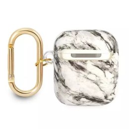 Guess Guess GUA2HCHMAG AirPods cover szary/grey Marble Strap Collection