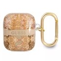 Guess Guess GUA2HHFLD AirPods cover złoty/gold Paisley Strap Collection