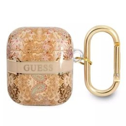 Guess Guess GUA2HHFLD AirPods cover złoty/gold Paisley Strap Collection