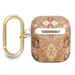Guess Guess GUA2HHFLD AirPods cover złoty/gold Paisley Strap Collection