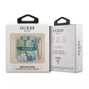 Guess Guess GUA2HHFLN AirPods cover zielony/green Flower Strap Collection